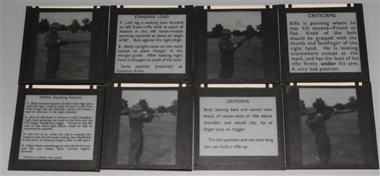 Magic lantern slides, Home Guard & childrens coloured slides